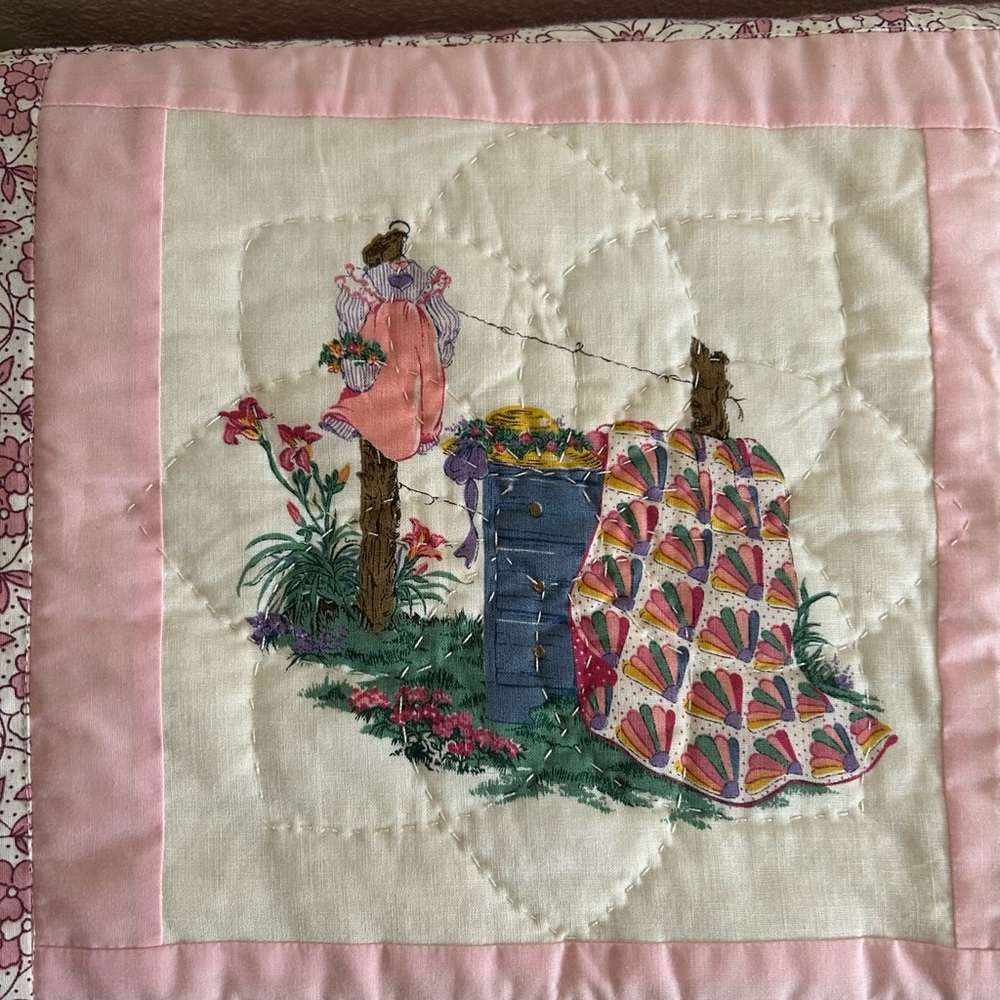 Country Cottage | Patchwork Lap Quilt - Picture 7 of 15